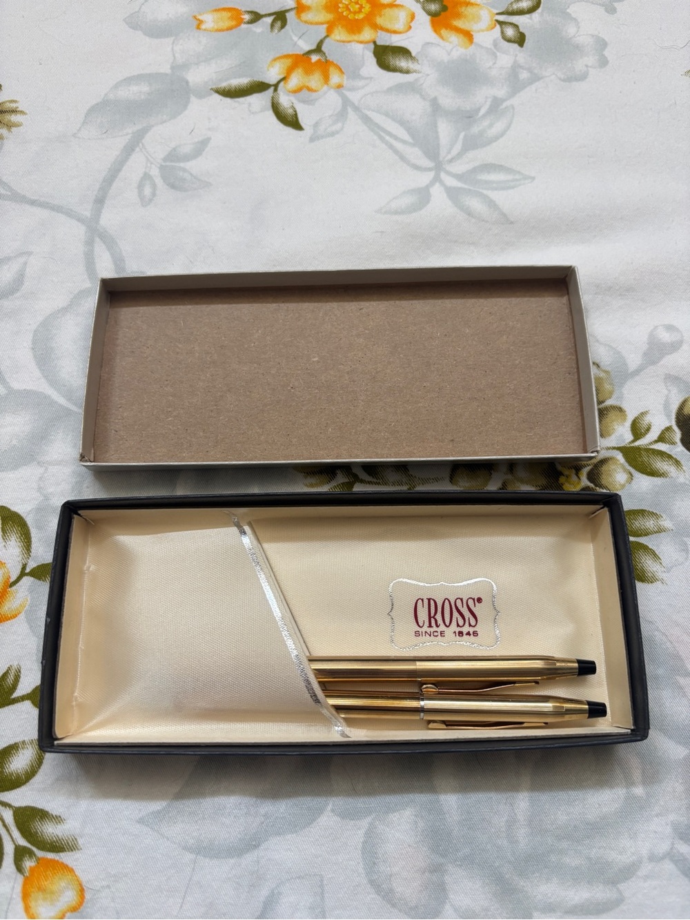 Cross Chrome Ball Pen Pencil Set